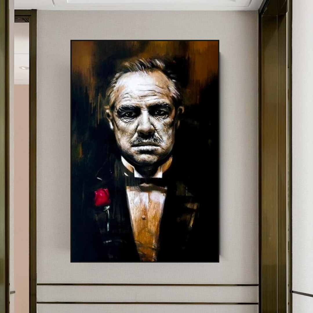 ChandeliersDecor.com-Godfather Wall Art-The Godfather Canvas Wall Art - Iconic Movie