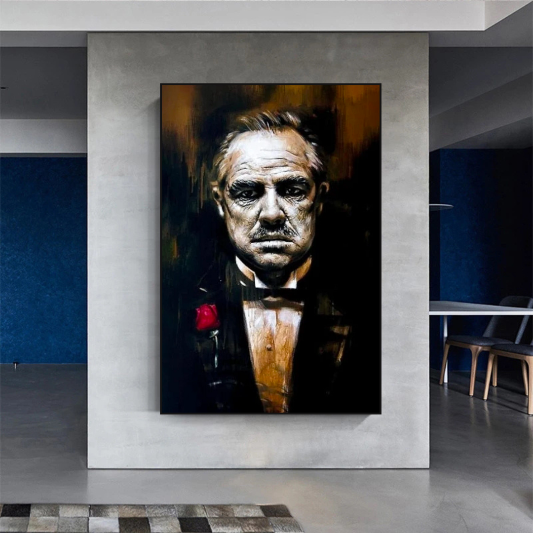 ChandeliersDecor.com-Godfather Wall Art-The Godfather Canvas Wall Art - Iconic Movie