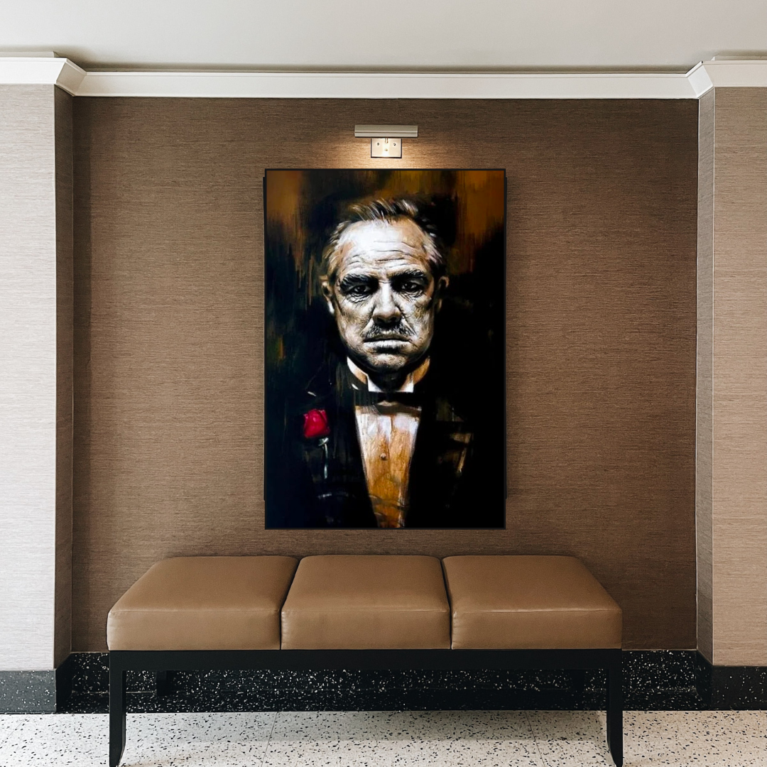 ChandeliersDecor.com-Godfather Wall Art-The Godfather Canvas Wall Art - Iconic Movie
