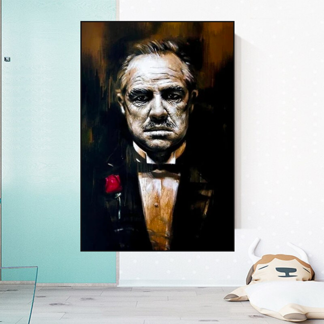 ChandeliersDecor.com-Godfather Wall Art-The Godfather Canvas Wall Art - Iconic Movie