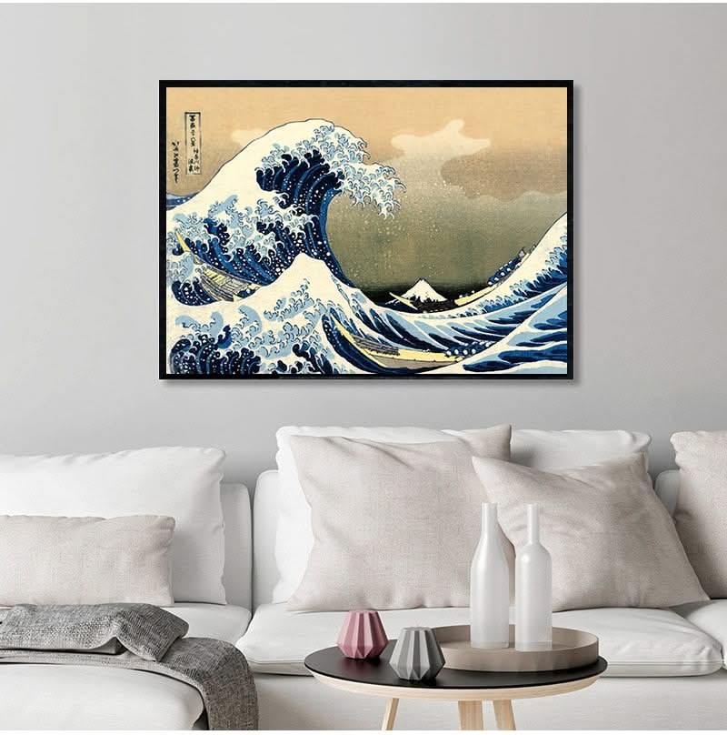 The Great Wave of Kanagawa Japanese Art Canvas Wall Art-ChandeliersDecor.com