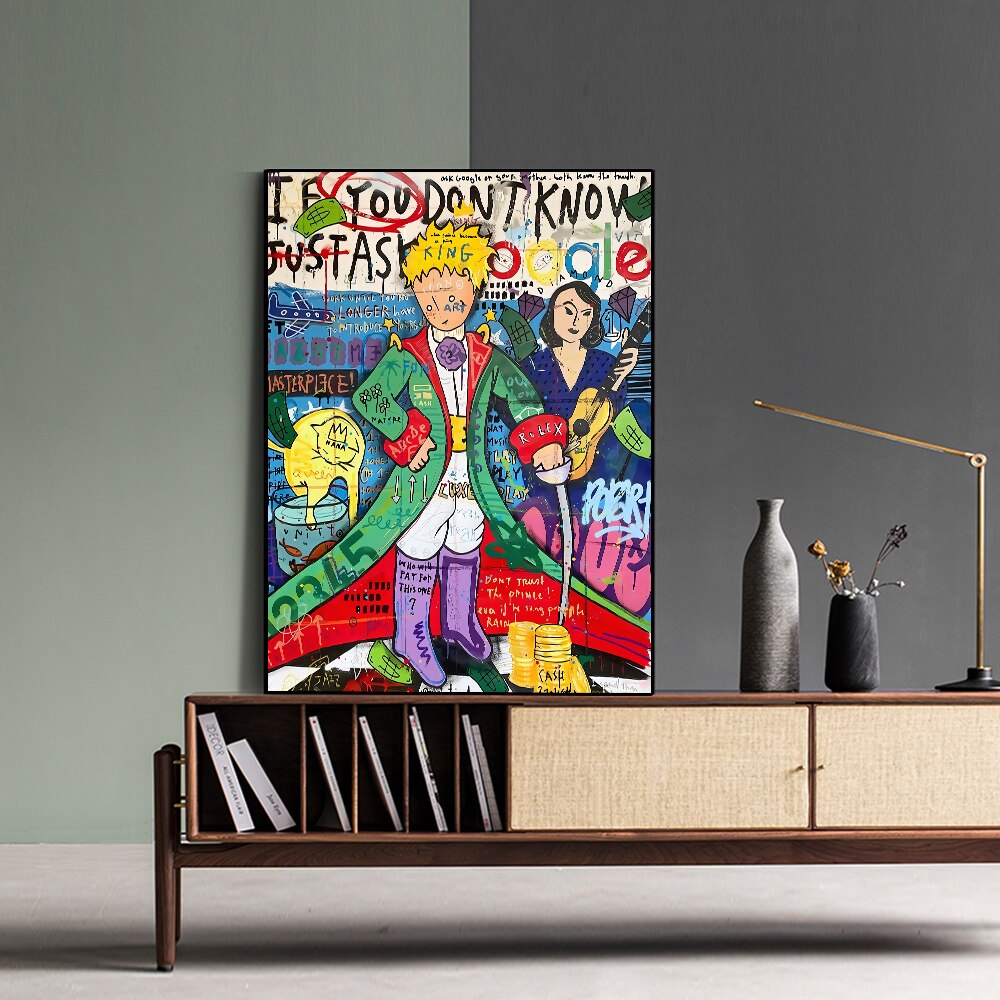 ChandeliersDecor.com-Wall Posters-The Little Prince Canvas Wall Art