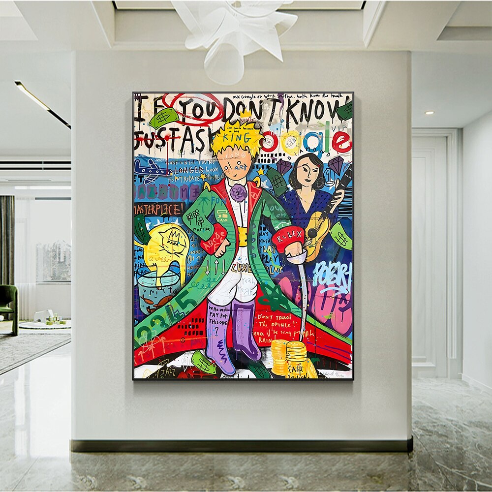 ChandeliersDecor.com-Wall Posters-The Little Prince Canvas Wall Art