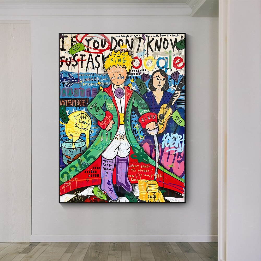 ChandeliersDecor.com-Wall Posters-The Little Prince Canvas Wall Art