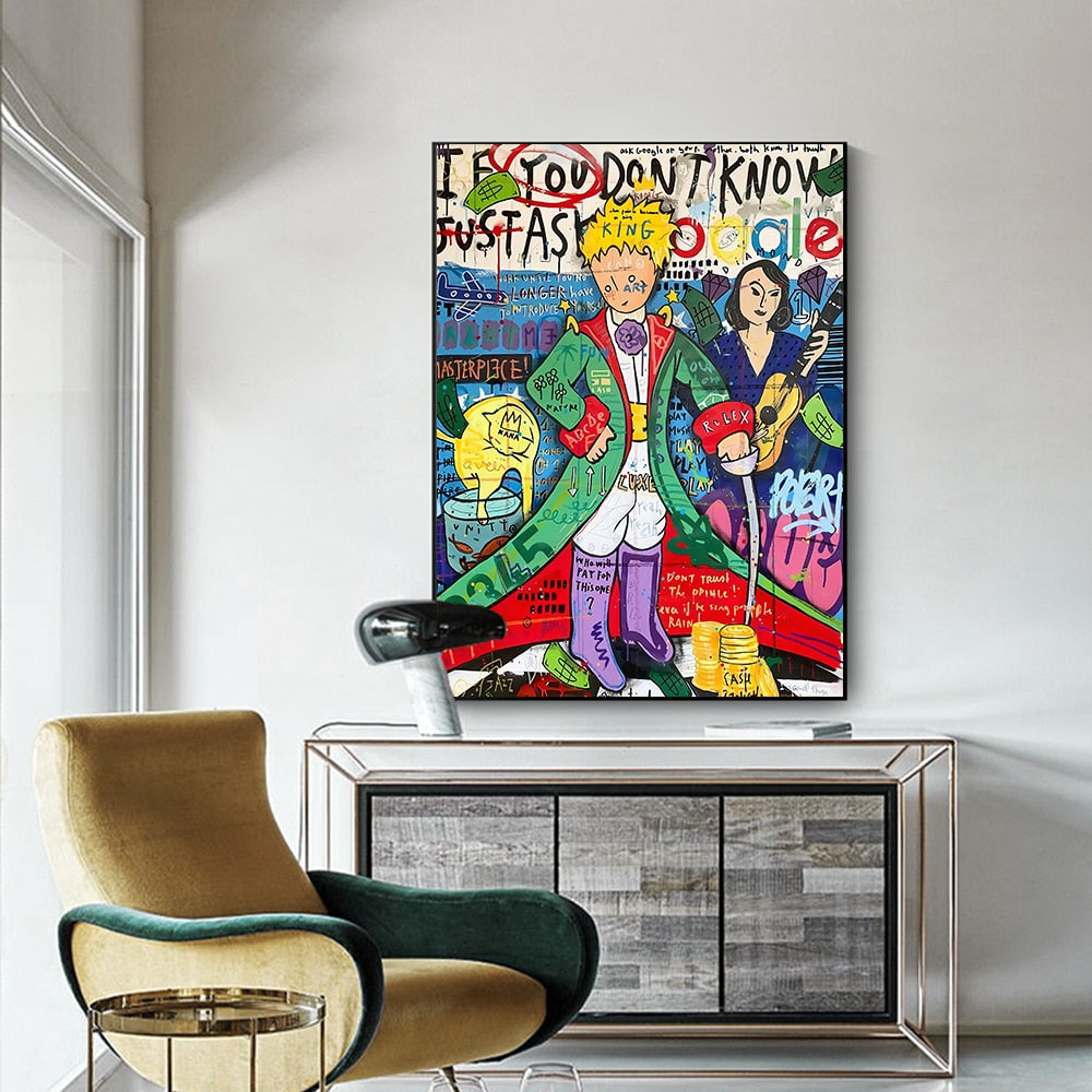 ChandeliersDecor.com-Wall Posters-The Little Prince Canvas Wall Art