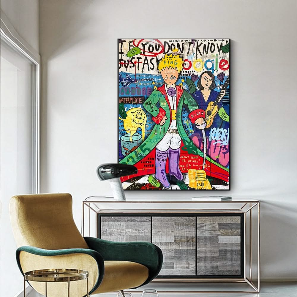 The Little Prince Canvas Wall Art-ChandeliersDecor.com