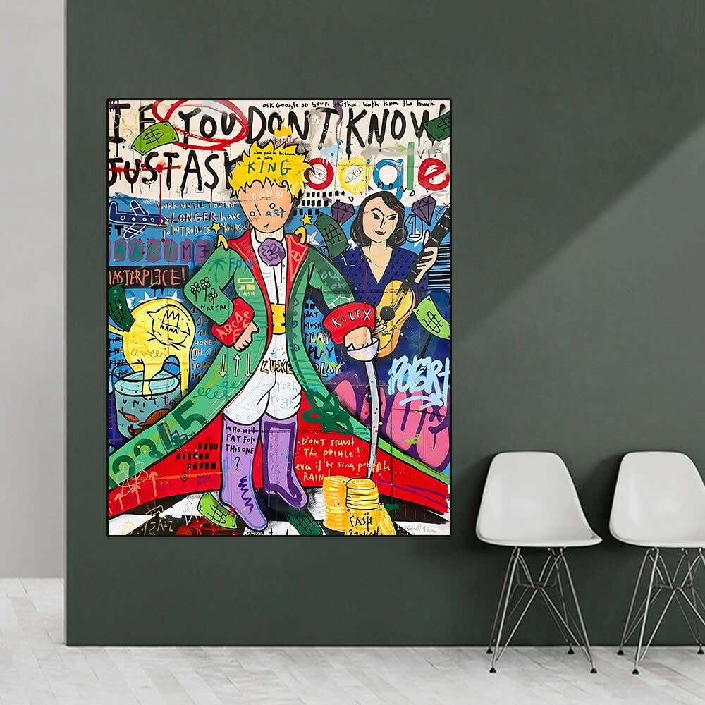 The Little Prince Canvas Wall Art-ChandeliersDecor.com