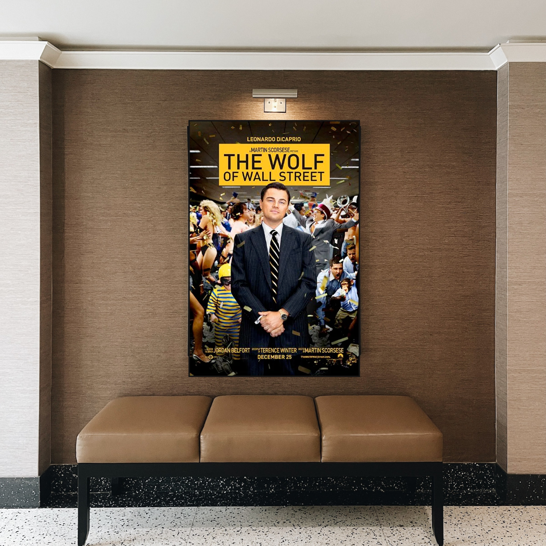 The Wolf of Wall Street Leonardo Dicaprio Canvas Wall Art-ChandeliersDecor.com