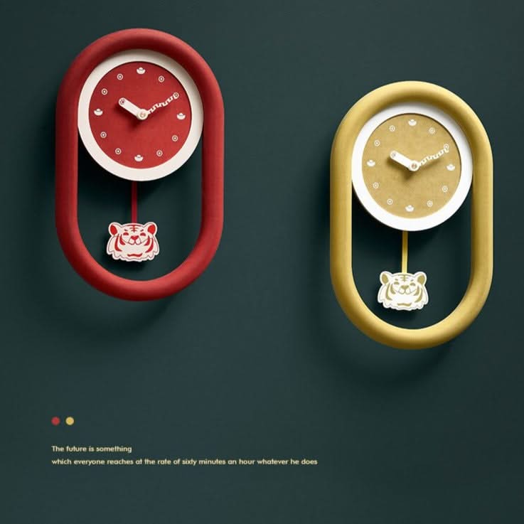 Tiger New Year Wall Clock-ChandeliersDecor.com