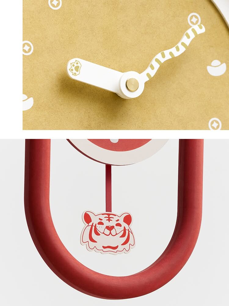 Tiger New Year Wall Clock-ChandeliersDecor.com