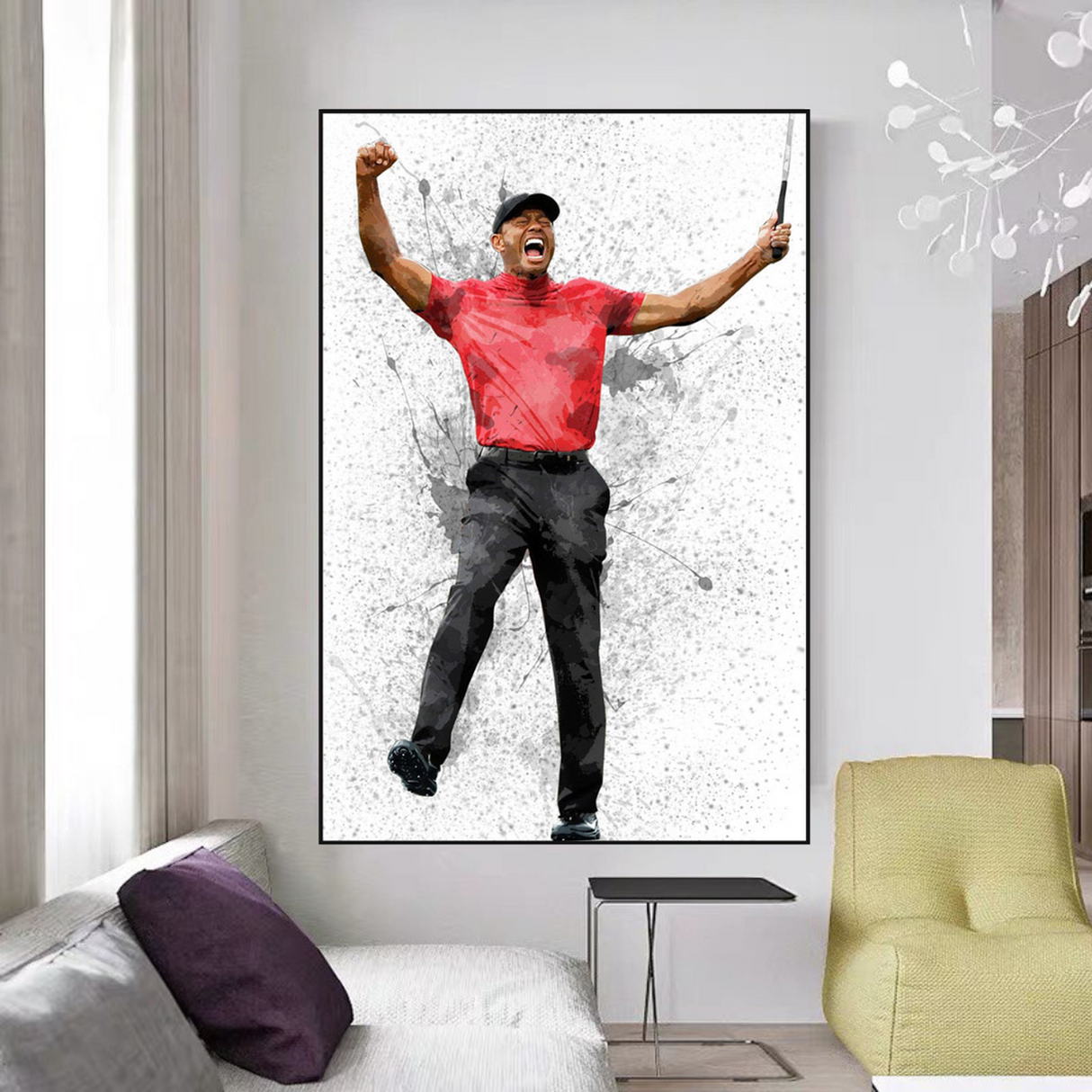 ChandeliersDecor.com-Wall Posters-Tiger Woods Canvas Wall Art - Exclusive Collection