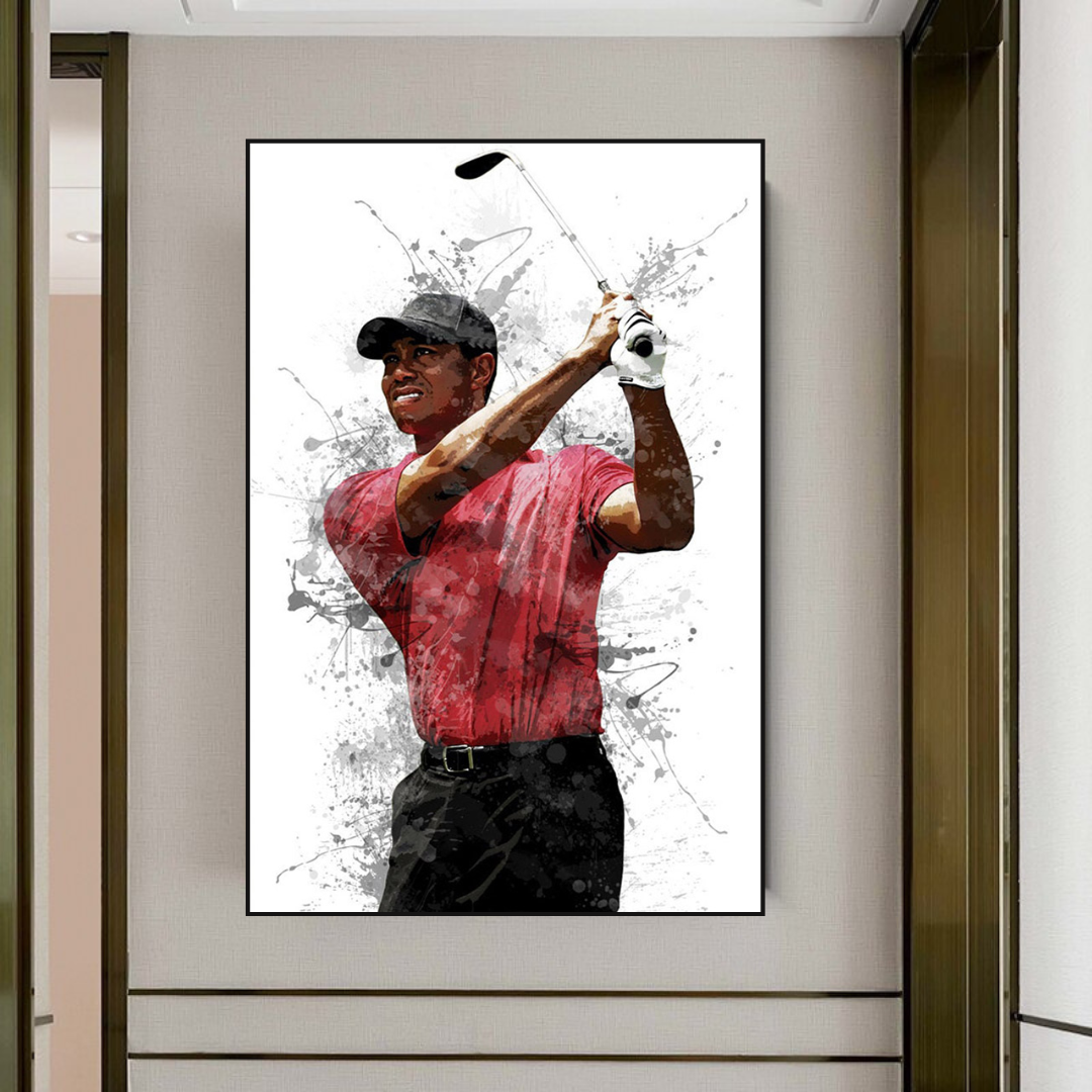 Tiger Woods Canvas Wall Art Inspiring Sports Memorabilia-ChandeliersDecor.com