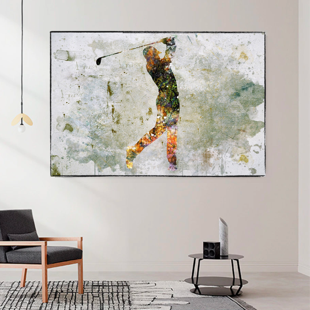 Tiger Woods Canvas Wall Art: Uniquely Captivating Decor-ChandeliersDecor.com