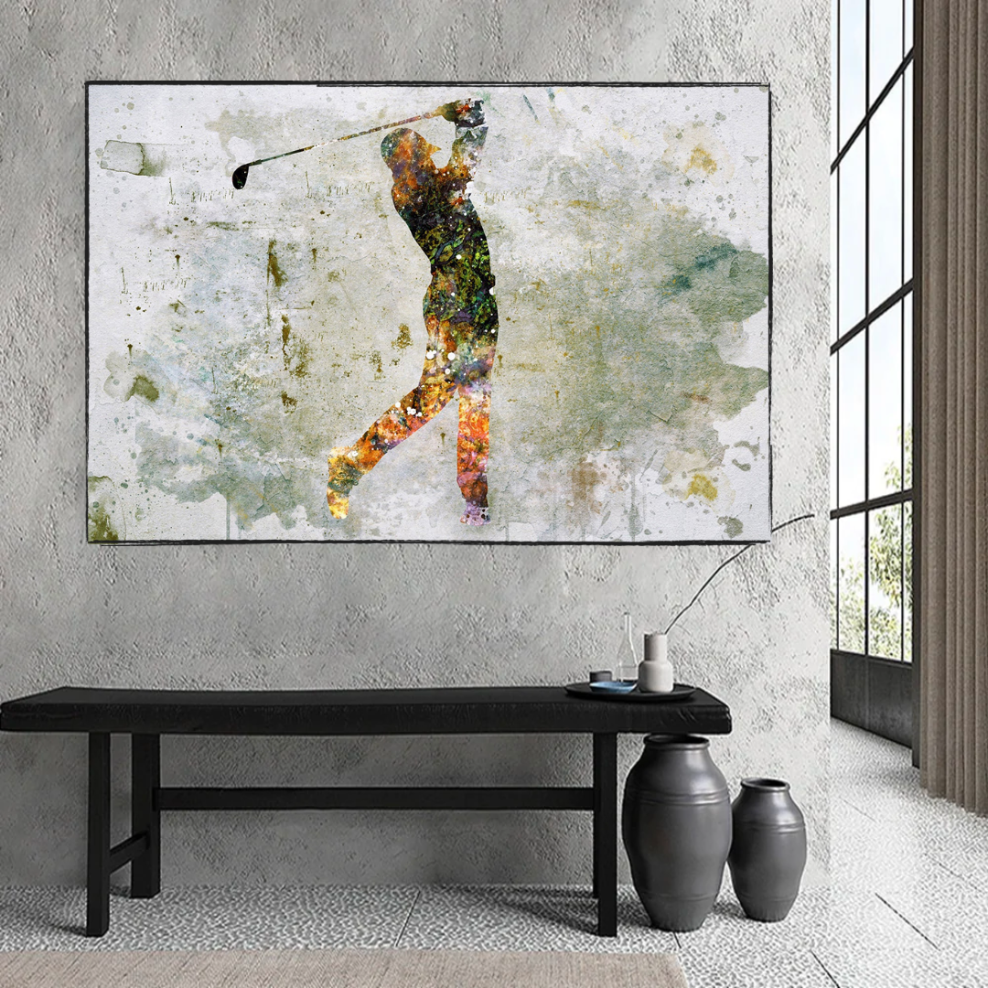 Tiger Woods Canvas Wall Art: Uniquely Captivating Decor-ChandeliersDecor.com