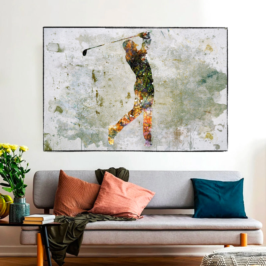 Tiger Woods Canvas Wall Art: Uniquely Captivating Decor-ChandeliersDecor.com