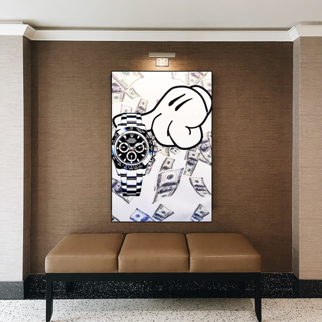 Time is Money Poster - Make Every Second Count-ChandeliersDecor.com