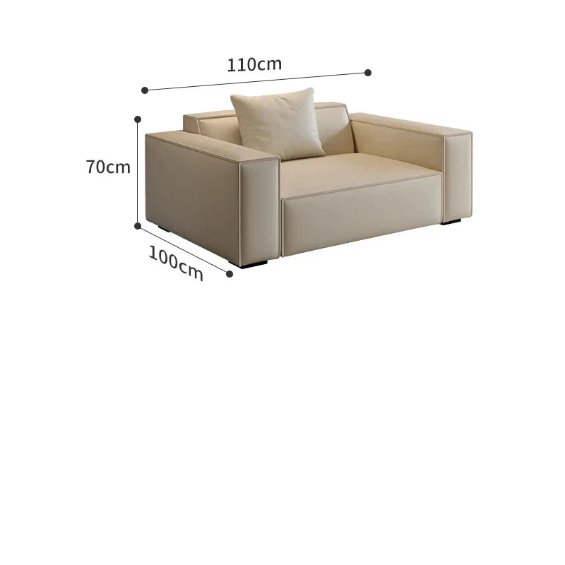 ChandeliersDecor.com-Sofa Set-Tofu Minimalist Lounge Sofa Set