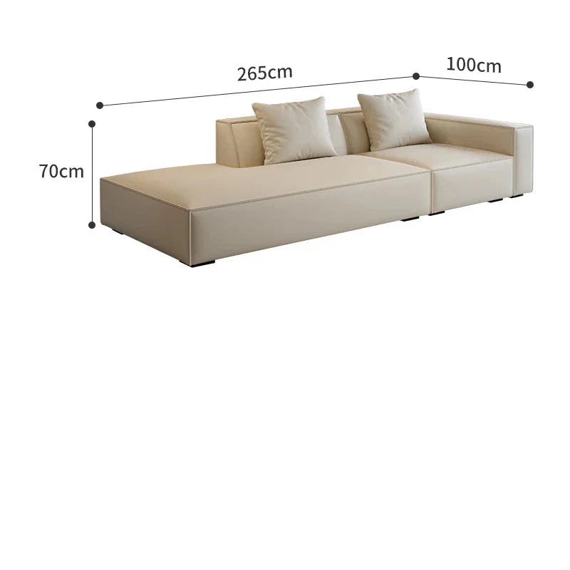 ChandeliersDecor.com-Sofa Set-Tofu Minimalist Lounge Sofa Set