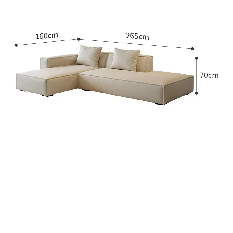 ChandeliersDecor.com-Sofa Set-Tofu Minimalist Lounge Sofa Set