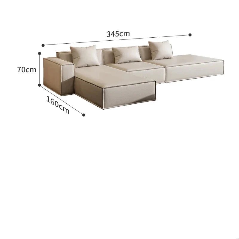 ChandeliersDecor.com-Sofa Set-Tofu Minimalist Lounge Sofa Set