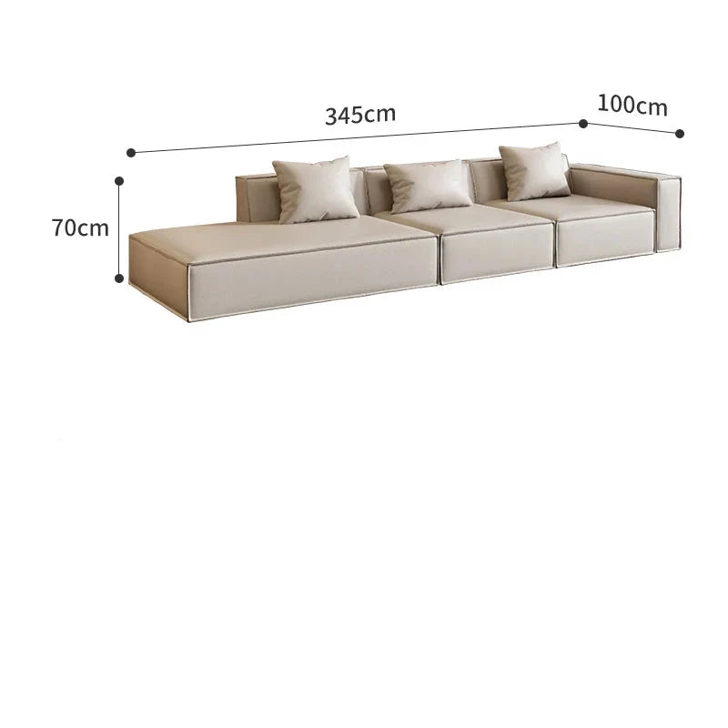 ChandeliersDecor.com-Sofa Set-Tofu Minimalist Lounge Sofa Set