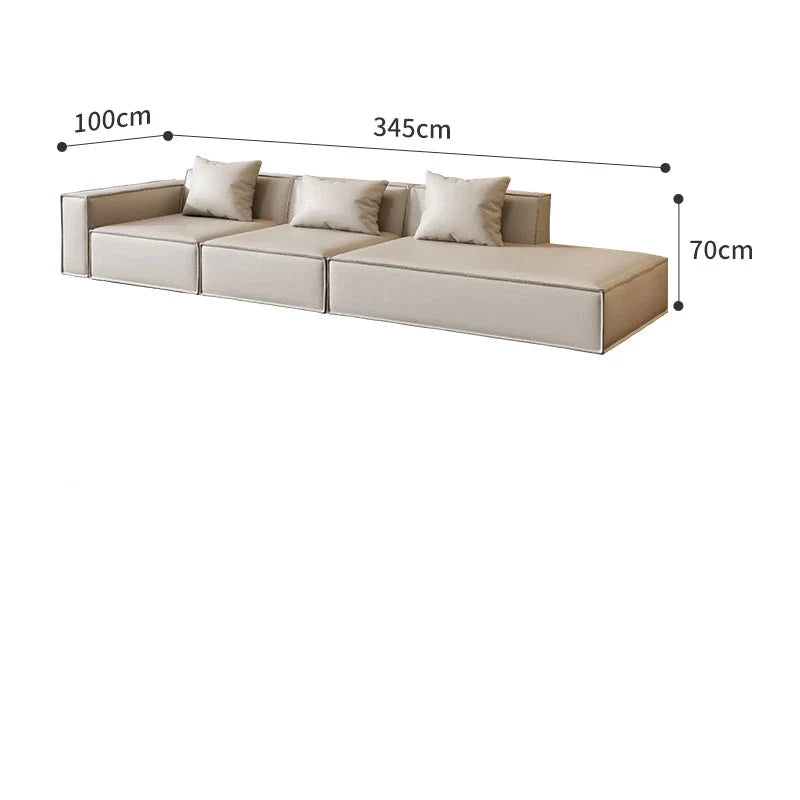 ChandeliersDecor.com-Sofa Set-Tofu Minimalist Lounge Sofa Set
