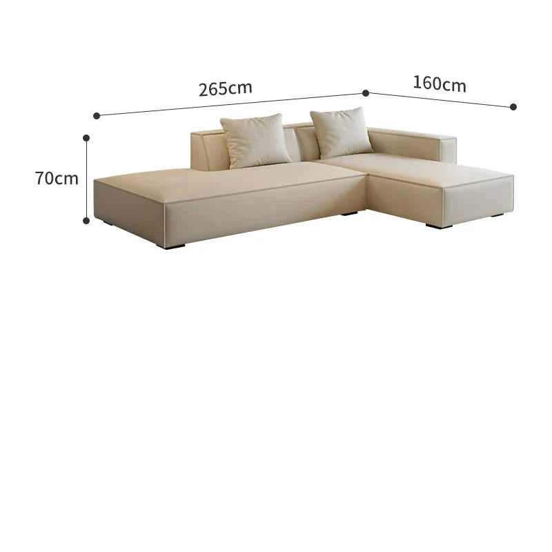 ChandeliersDecor.com-Sofa Set-Tofu Minimalist Lounge Sofa Set
