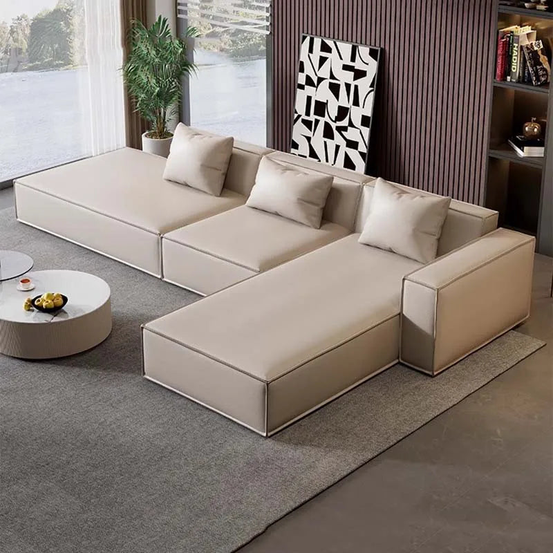 ChandeliersDecor.com-Sofa Set-Tofu Minimalist Lounge Sofa Set