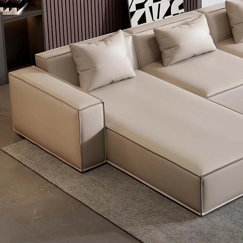 ChandeliersDecor.com-Sofa Set-Tofu Minimalist Lounge Sofa Set