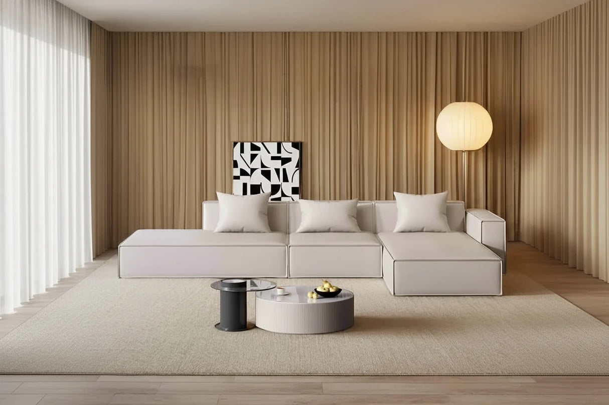 Tofu Minimalist Lounge Sofa Set-ChandeliersDecor.com