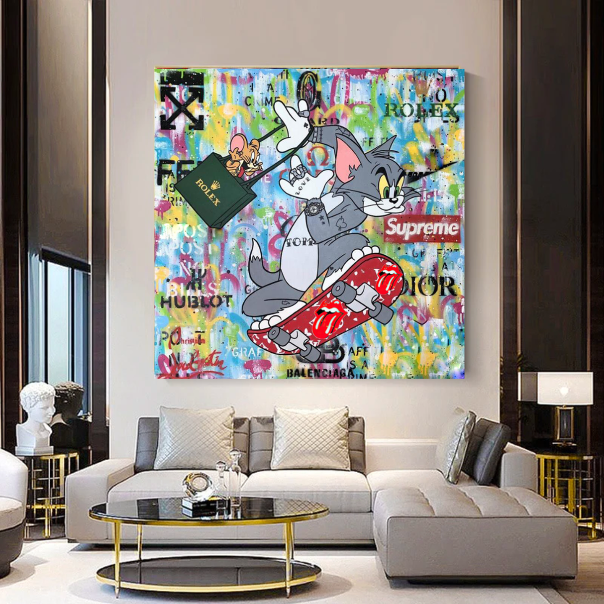 Tom and Jerry Canvas Art - Shop Now at Its Shopping Time-ChandeliersDecor.com