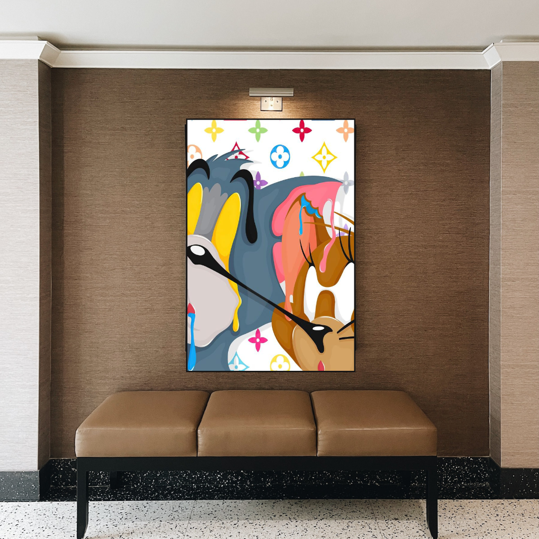 Tom and Jerry Wall Art Decor-ChandeliersDecor.com