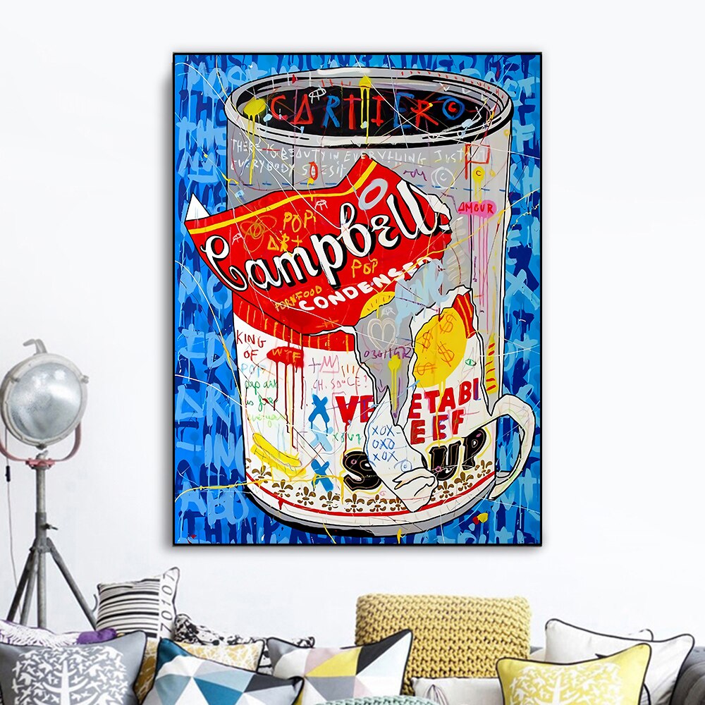 ChandeliersDecor.com-Wall Posters-Tomato Soup Canvas Wall Art