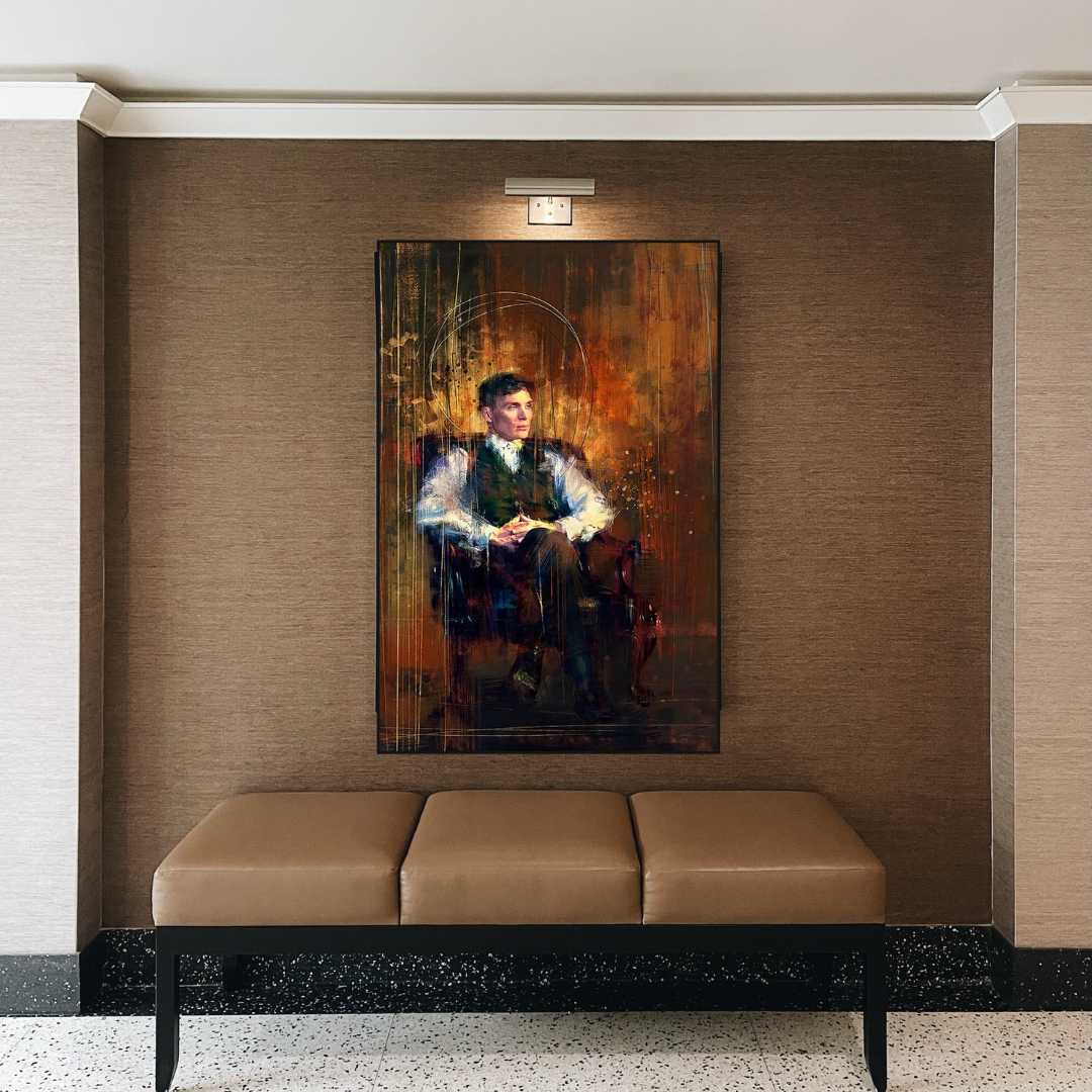 Tommy Shelby Peaky Blinders Drama Canvas Wall Art-ChandeliersDecor.com