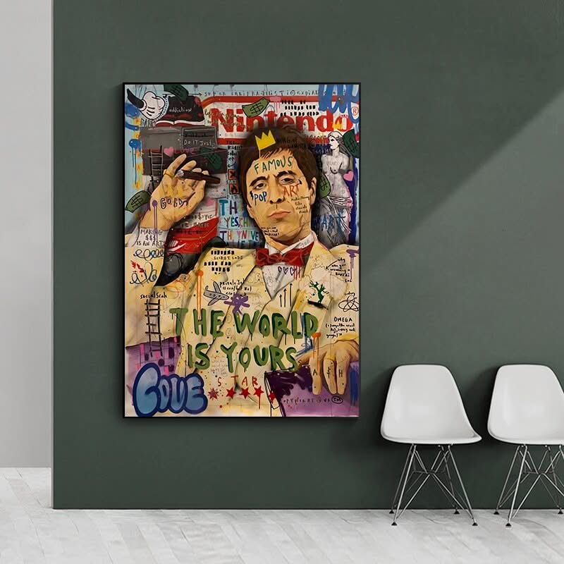 Tony Montana Poster - Official Scarface Merchandise-ChandeliersDecor.com