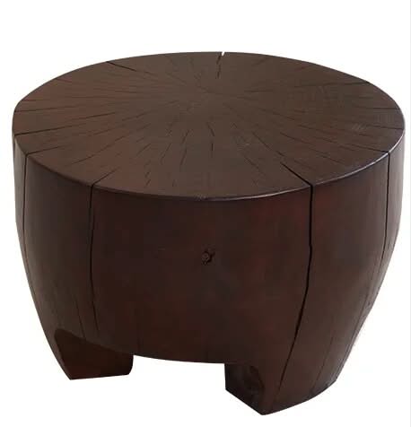 Tree Trunk Solid Wood Coffee Table-ChandeliersDecor.com