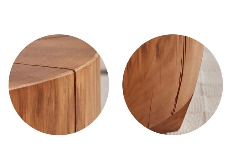 Tree Trunk Solid Wood Coffee Table-ChandeliersDecor.com