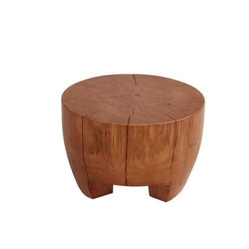 Tree Trunk Solid Wood Coffee Table-ChandeliersDecor.com