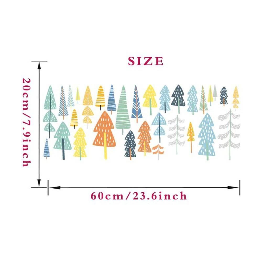ChandeliersDecor.com-Home Decor Decals-Tree Wall Stickers for Kids Room - Woodland Theme - Perfect Gift for Kids