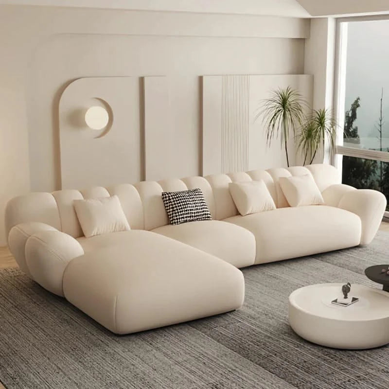 Tulip Loveseat Lounge Corner Sofa Set-ChandeliersDecor.com