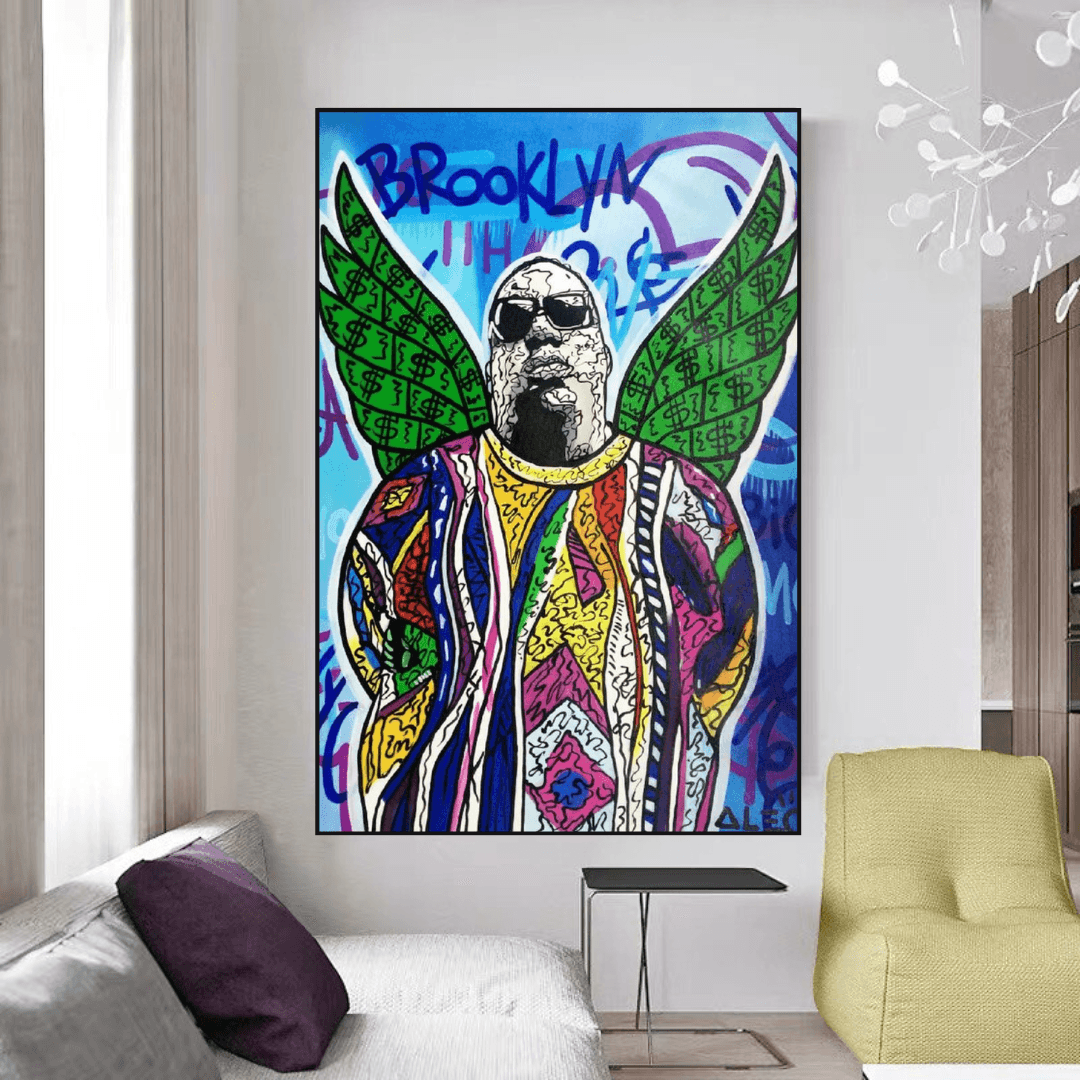ChandeliersDecor.com-Musicians Wall Art-Tupac and Biggie Poster - Authentic Hip Hop Merchandise
