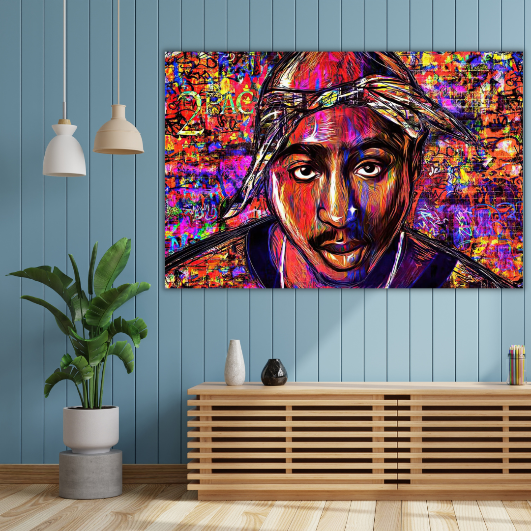 Tupac Poster: Authentic Art Print for True Fans-ChandeliersDecor.com