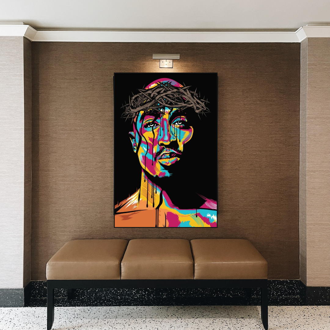 Tupac Poster – Authentic Tribute to Legendary Rapper-ChandeliersDecor.com