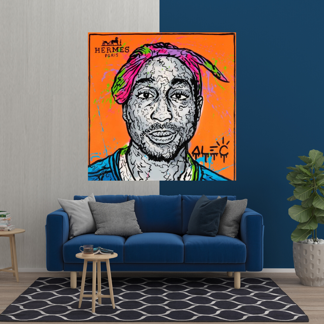 Tupac Poster: Official Tribute to the Hip-Hop Icon-ChandeliersDecor.com
