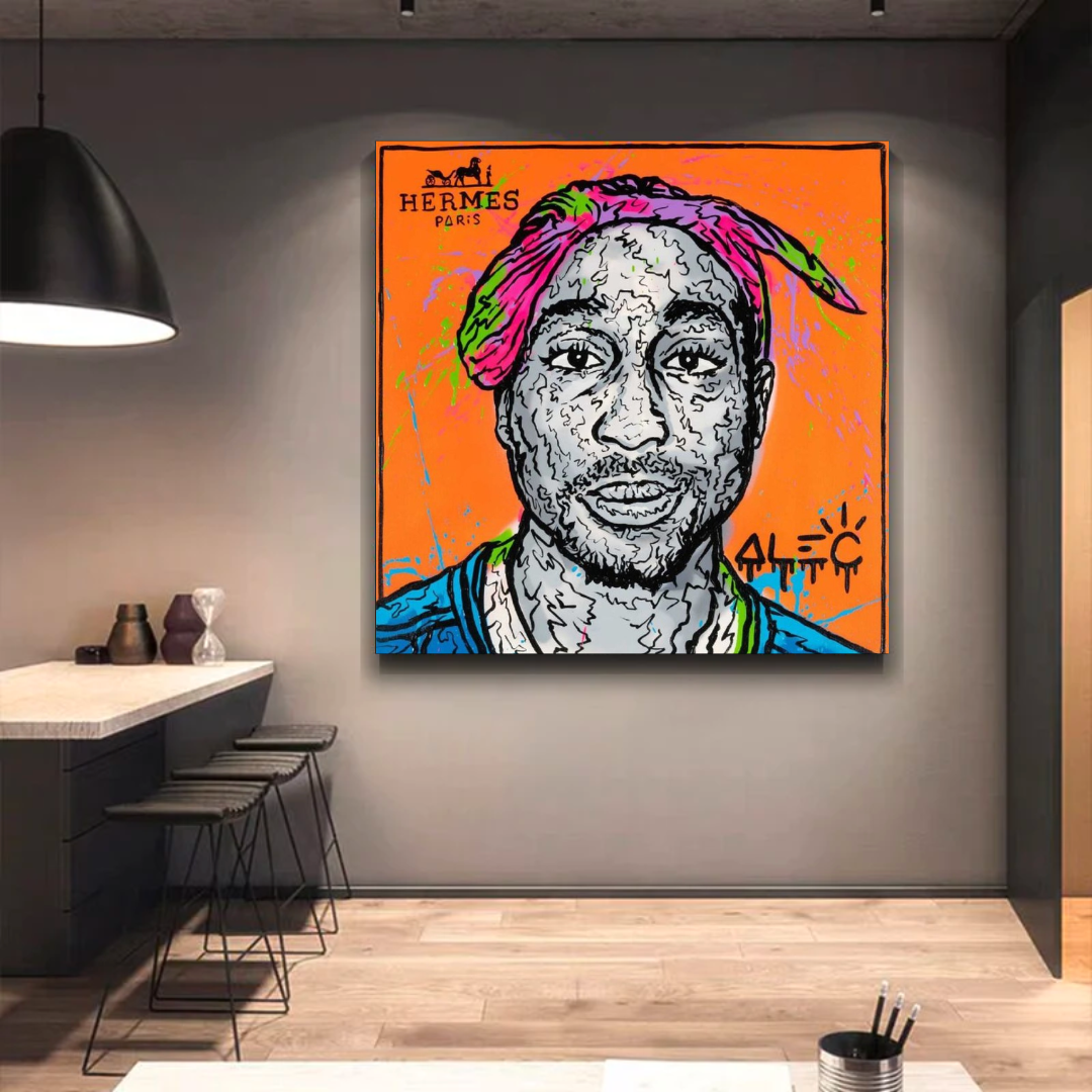 Tupac Poster: Official Tribute to the Hip-Hop Icon-ChandeliersDecor.com