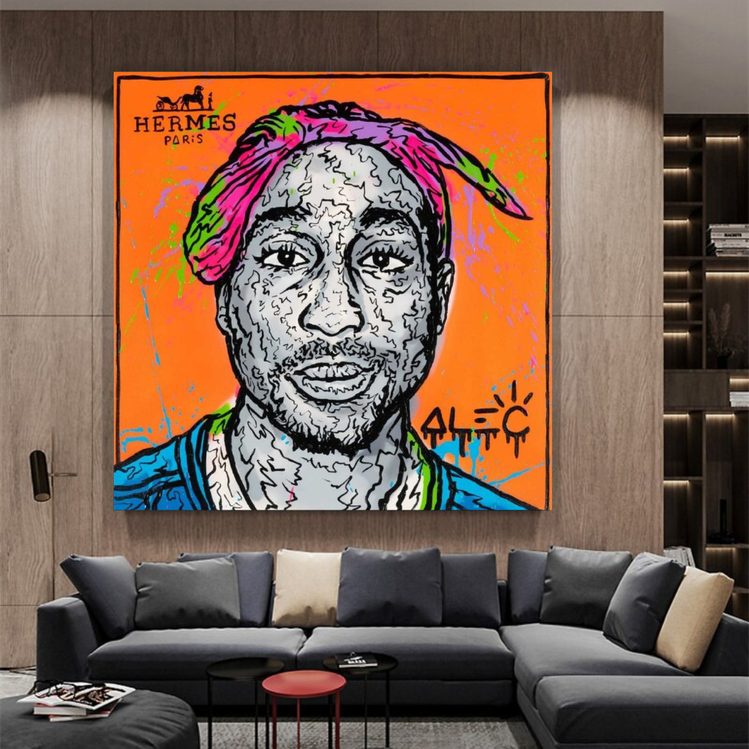 Tupac Poster: Official Tribute to the Hip-Hop Icon-ChandeliersDecor.com