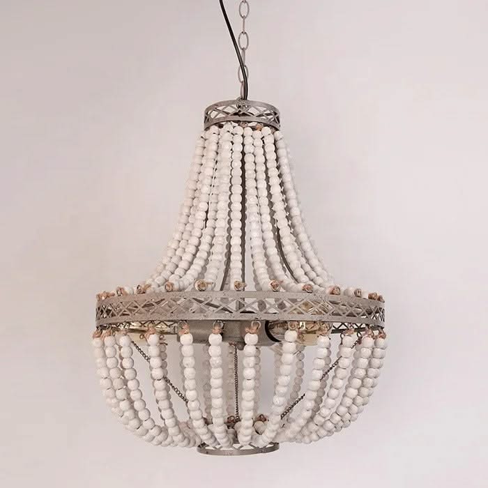 Turquoise Enclosed Chandelier – Mediterranean Retro Pendant Light-ChandeliersDecor.com