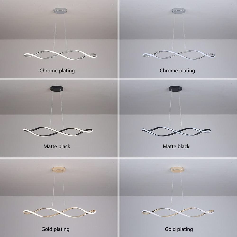 ChandeliersDecor.com-Chandeliers-Twirl Chandelier - Unmatched Elegance for Kitchen Island