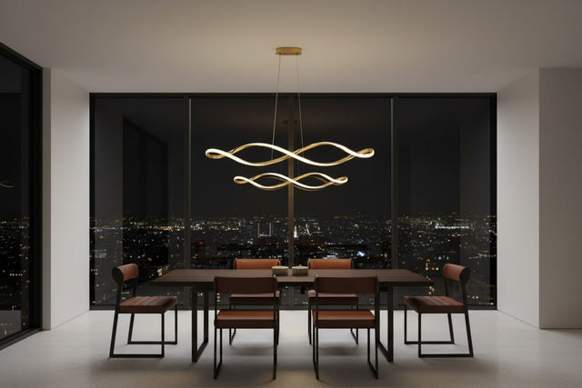 ChandeliersDecor.com-Chandeliers-Twirl Chandelier - Unmatched Elegance for Kitchen Island