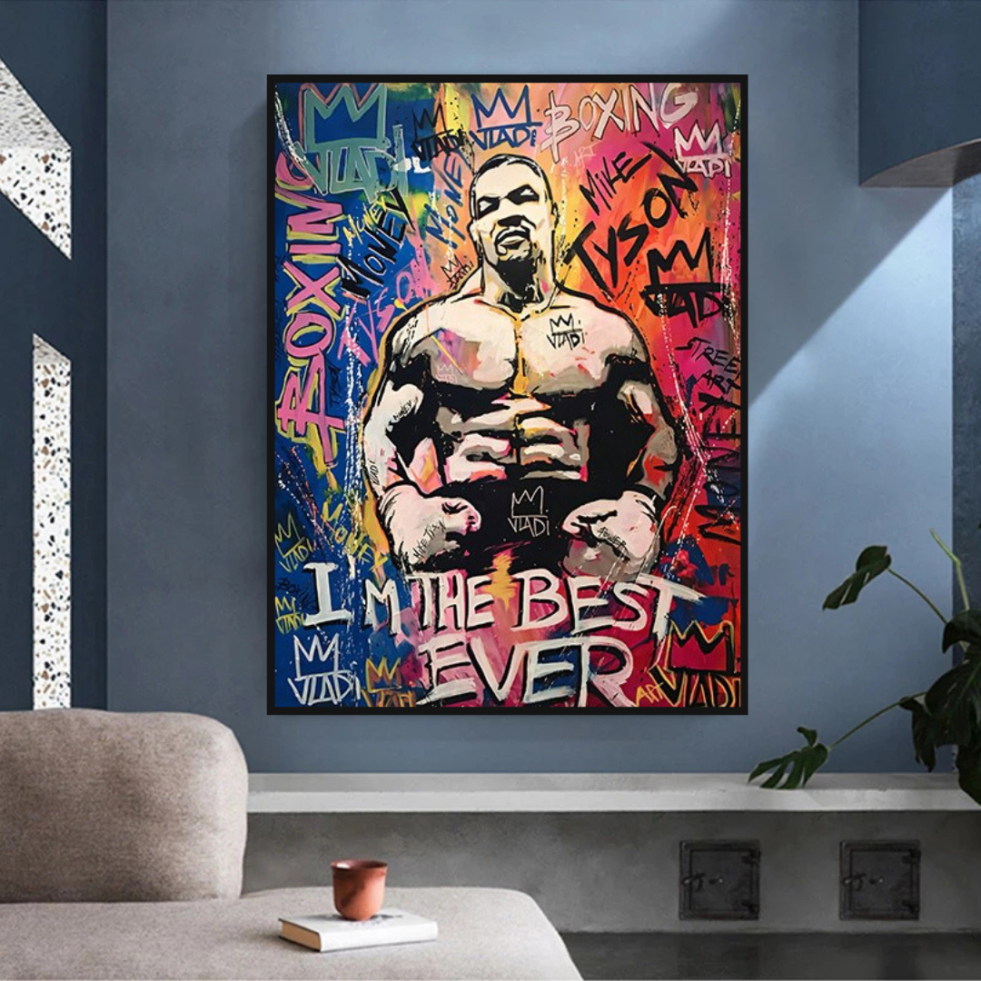 Tyson Fury Champion Boxing Canvas Wall Art-ChandeliersDecor.com
